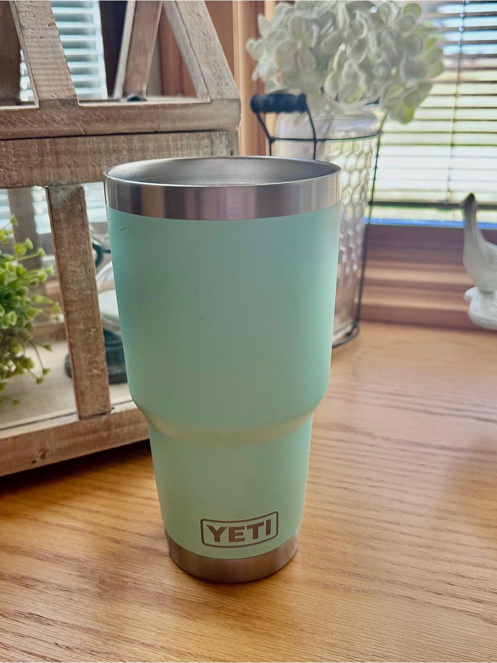 Yeti Seafoam Green Stainless Insulated Tumbler